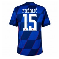 Kroatien Mario Pasalic #15 Auswärtstrikot EM 2024 Kurzarm